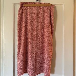 A&F Floral Midi Skirt